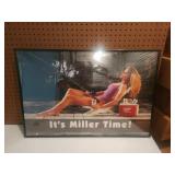 Its Miller time fishing poster