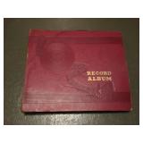 Circa 1940s Record Album Book