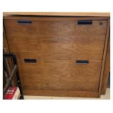30' x20'x29'Two drawer wooden lateral file