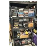 35'x 17'x72'Black plastic shelving unit ITEMS