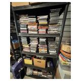 35'x 17'ï¿½72' Black plastic shelving unit ITEMS