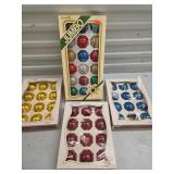 Pyramid Vintage Christmas Ornaments