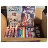 Box with VHS Tapes