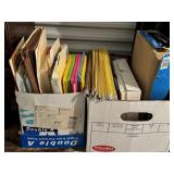 Assorted Folders, Notepads & Paper