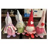 (4) Really Cute Gnomes! 13' Tall