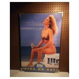 Lite Beer Otra No Hay Seï¿½orita de Playa Poster