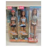 (3) Cali Girl Barbies