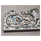 Thomas Kinkade Christmas Crossing