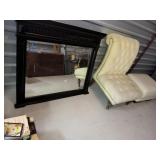 Mirror, Chair and Ottoman