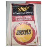 MGD Official Rockets Sponsor Penant 42x28