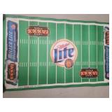 Miller Lite Football Field Rug