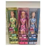 (3) Hip 2 be square Barbies