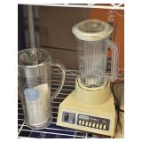 Vintage Blender and Pitcher (plastic)