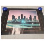 24x36 Houston Skyline Poster