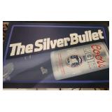 The Silver Bullet Light Up Beer Sign 26x16