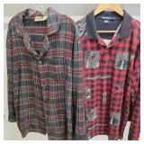 XL LL Bean & Nautica Sleep Type Shirts