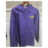 XL LSU Pullover Windbreaker