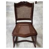 VTG rocking chair late 19th century Victorian