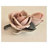 Vintage Porcelain Rose Figurine Manufactured by