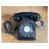 VTG  black rotary dial telephone, specifically