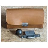 Brown Leather Case & Metal Door Latch
