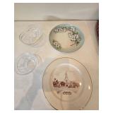 Vtg Mikasa Crystal Triangle Bowl, Small Crystal