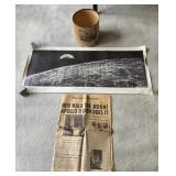 Moon Walk Memorabilia, Moon Poster,