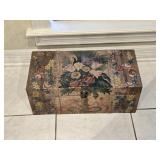 22x10x9 Wooden Storage Chest Featuring a