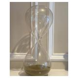 15' Clear Glass Hourglass w/Beige Sand