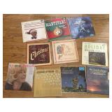 Christmas vintage vinyl records.