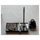 Apollo XI commemorative desk set, which likely