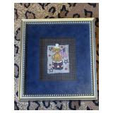 10'x11.5' Framed Patriotic Dog