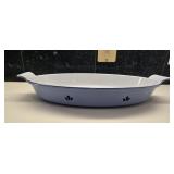 16.25x10.5  Vintage Dru Holland Enamel Cast Iron