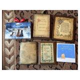 A VTG style wall plaques, including religious