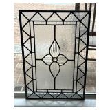 Handcrafted Clear Glass Beveled Window