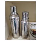 (2) Stainless Thermoses