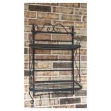 Wrought Iron Hanging Bakers Rack