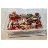 Bin of Assorted Ribbons