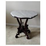Marble Topped Bedside Table/Accent Table with an