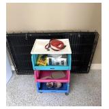 Large Dog Kennel with Rolling Organizer, Dog& Cat