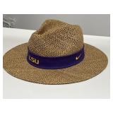 Nike LSU Tigers branded straw safari hat with a