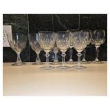 (9) Crystal Stemware