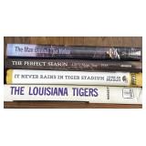 (3) LSU Football Books & John Ed Bradley Memoir