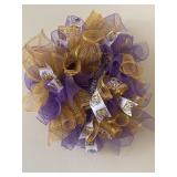 25'x30'LSU Tigers handcrafted mesh wreath