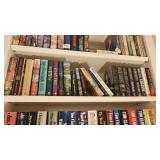 Maeve Binchy & Sandra Brown Novels Entire Shelf