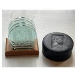 UT Glass Coaster Set w/ University Seal