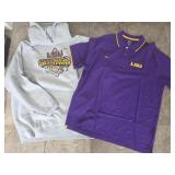 XL LSU Nike Sweater & Polo Shirt