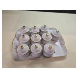 Vtg Limoges Set of (10) French Porcelain Pot De
