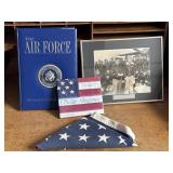 A Collection of Military Items Commemorating The