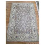 41'x65' Beige and Gray Vintage-style Oriental area